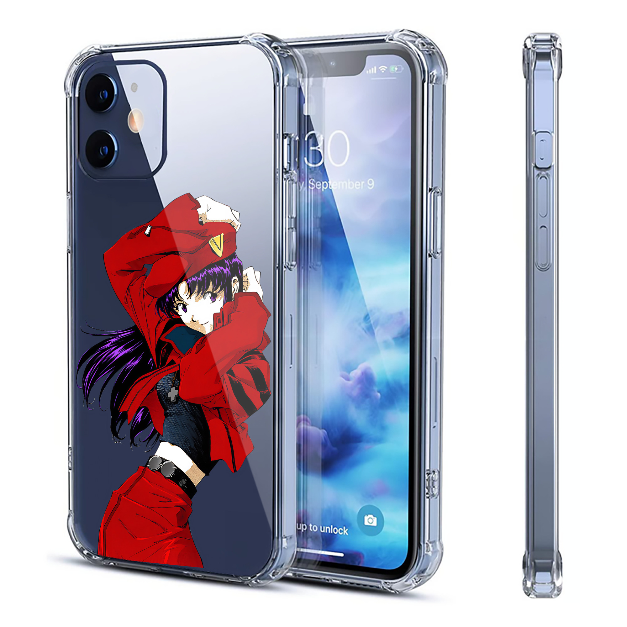 （画像用） EVA 新世紀エヴァンゲリオン 【iPhone 12シリーズ対応】透明スマホケース（クリアソフトケース）